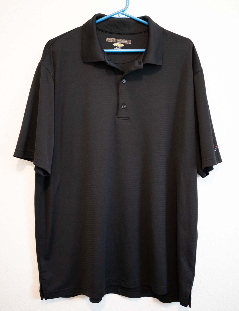 Greg Norman Playdry Performance Black Golf Polo Shirt XL